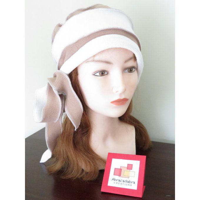 Bonnet polaire bicolore 