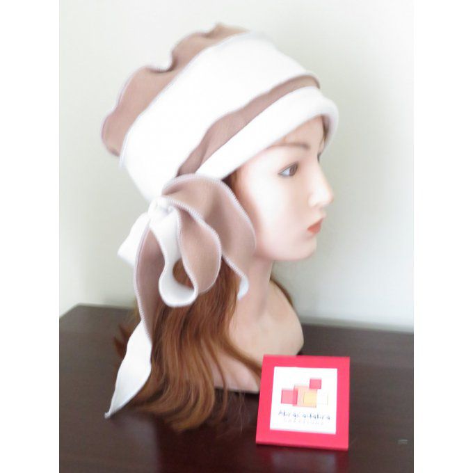 Bonnet polaire bicolore 