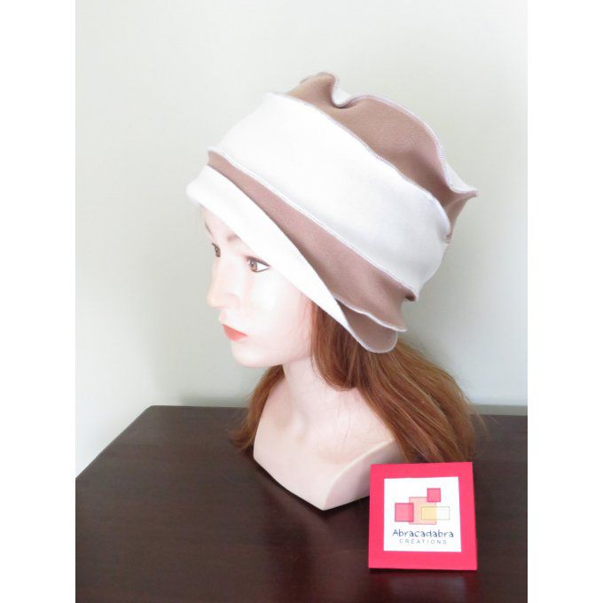 Bonnet polaire bicolore 