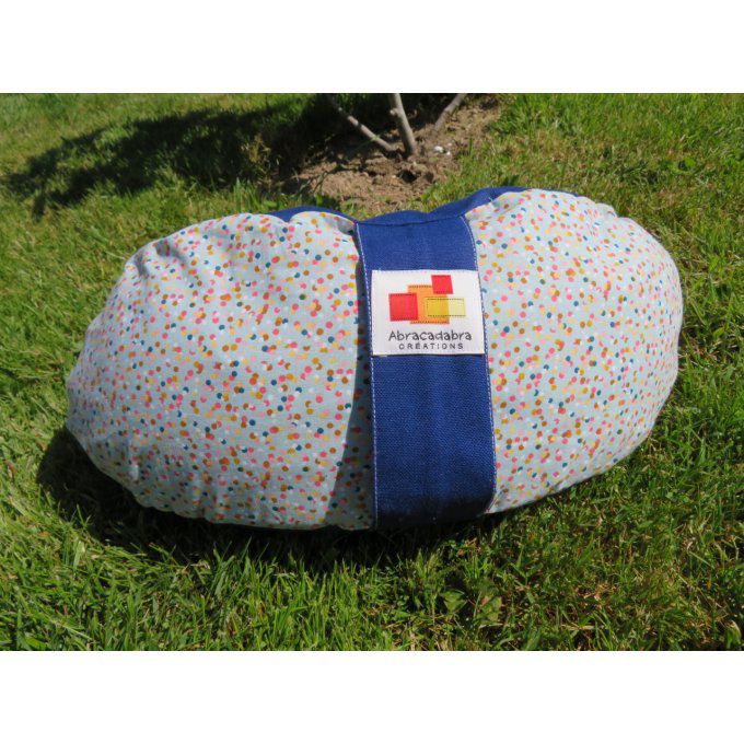 COUSSIN YOGA demi-lune   fabriqué en Vendée 