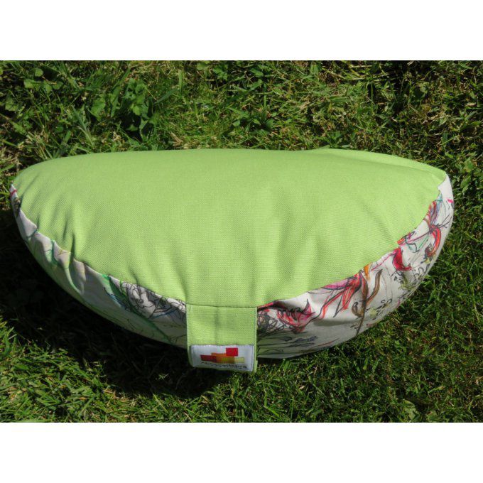 COUSSIN YOGA demi-lune fabriqué en Vendée - Abracadabracreations