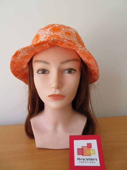 Chapeau de soleil 70' Taille L (55 à 58cm)