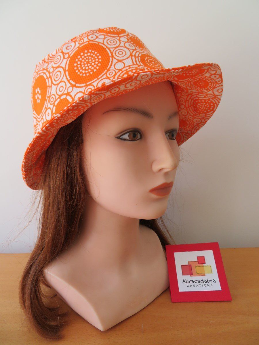 Chapeau de soleil 70' Taille L (55 à 58cm)